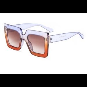 Oversized classic square sunglasses